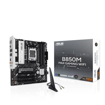 ASUS B850M MAX GAMING WIFI AM5 DDR5 8000MHZ(OC) mATX HDMI ANAKART