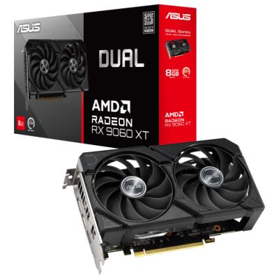 ASUS DUAL-RX9060XT-8G, 8Gb, 128Bit, GDDR6, 1xHDMI, 2xDP, GAMING Ekran Kartı