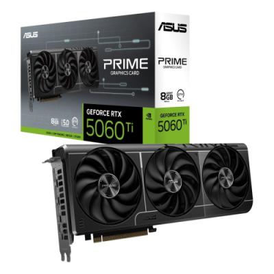 ASUS PRIME-RTX5060TI-O8G, 8Gb, 128Bit, GDDR7, 1xHDMI, 3xDP GAMING Ekran Kartı
