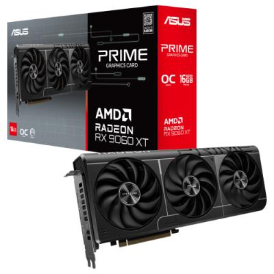 ASUS PRIME-RX9060XT-O16G, 16Gb, 128Bit, GDDR6, 1xHDMI, 2xDP, GAMING Ekran Kartı