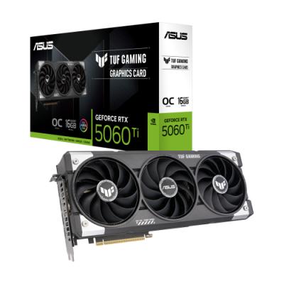 ASUS TUF-RTX5060TI-O16G-GAMING, 16Gb, 128Bit, GDDR7, 1xHDMI, 3xDP GAMING Ekran Kartı