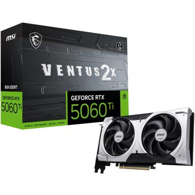 MSI GEFORCE RTX 5060 TI 8G VENTUS 2X OC PLUS 8GB GDDR7 128B DX12 PCIE 5.0 X16 (3XDP 1XHDMI)