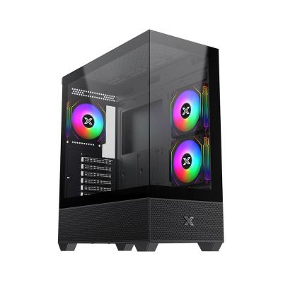 XIGMATEK ALPHARD SİYAH ODIN II 3x12cm RGB FANLI 750W 80PLUS E-ATX KASA