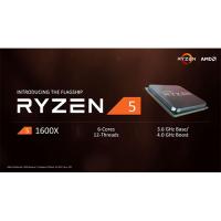 AMD RYZEN 5 1600 3.6 GHz AM4+ 65W Wraith