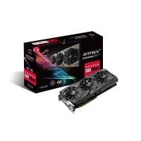 ASUS 8gb RX580 Rog Strix Gaming OC RX580-O8G DDR5 256bit 2x HDMI DVI 2x DisplayPort 16X (PCIe 3.0) 185w 8.0ghz 8411 (Pas