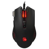 Bloody V9MA Siyah UC3-4 Aktif Optik Metal Ayak 4000CPI Usb Gamer Mouse