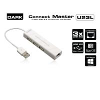 DARK U23L 10/100 USB 3.0 Ethernet 3x USB Çoklayıcı