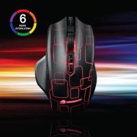 GameBooster GB-M6 USB RGB Led Aydınlatmalı 4200dpi Gaming Optic Siyah Mouse