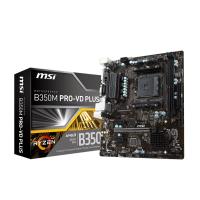 MSI B350M Pro-Vd Plus AM4 Ryzen DDR4 Vga Dvi