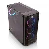 PowerBOOST POWERSIZ X-58 4X RGB FANLI GAMING MID-TOWER KASA