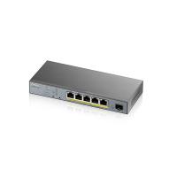 ZYXEL 6port Full Poe GS1350-6HP 60w Yönetilebilir Gigabit Switch