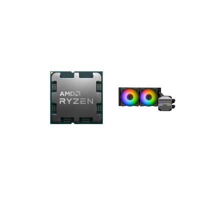AMD Ryzen 7 7800X3D 4.2 GHz AM5 96 MB Cache 120 W İşlemci Tray + MSI M240 Sıvı Soğutucu Bundle