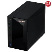 ASUSTOR AS3302T REALTEK QC 2 GB RAM- 2-diskli Nas Server (Disksiz)