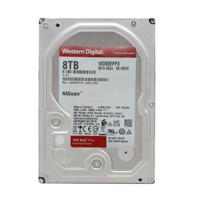 WD Red Plus Nas 8TB 3.5" 5640Rpm SATA (WD80EFPX)